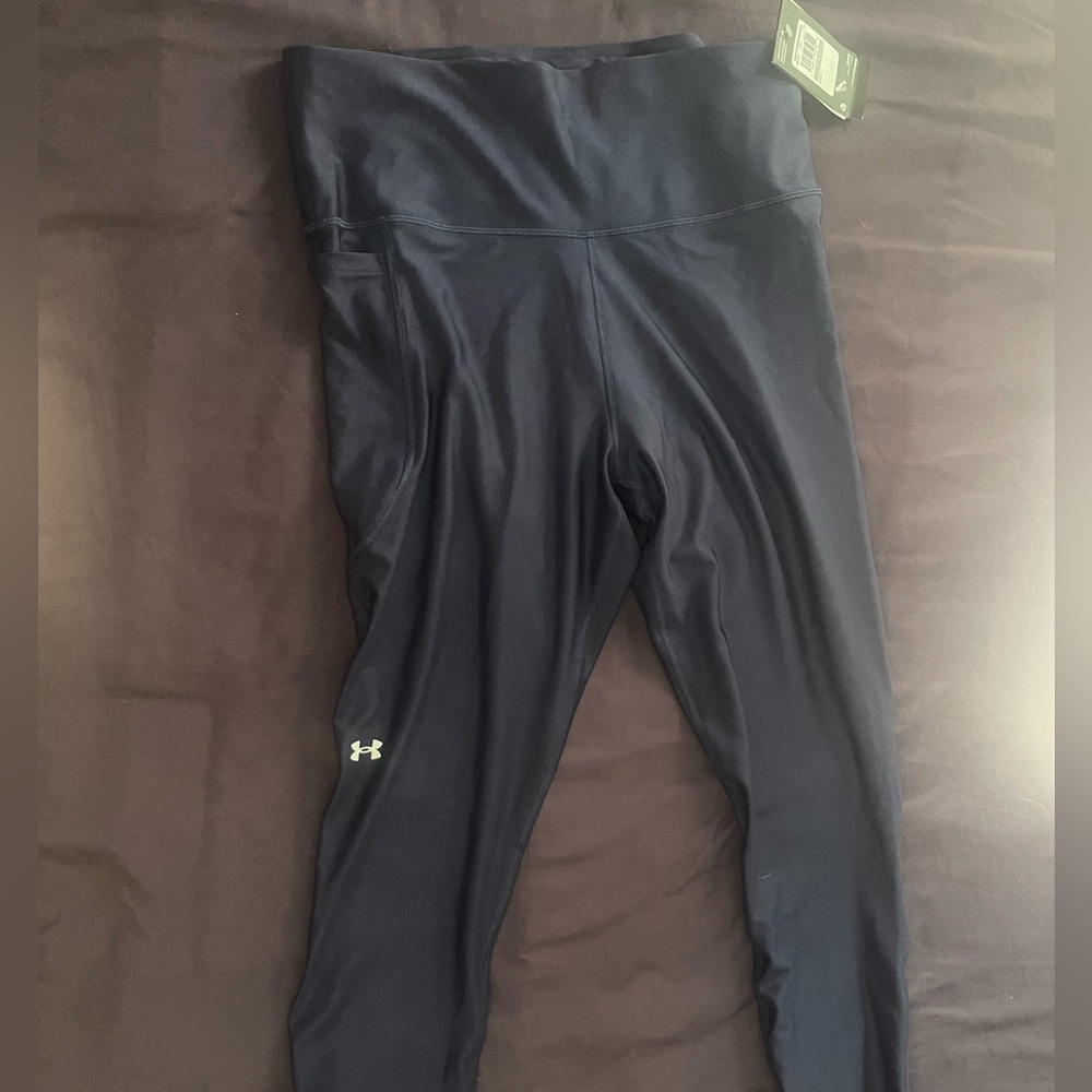 Under Armour Compression Leggings Navy Blue 1X